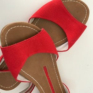 Red Sandals